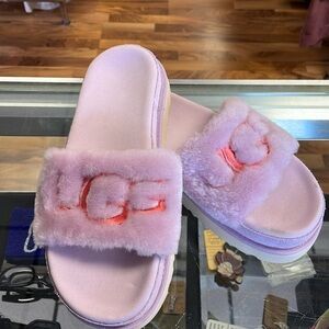 Ugg house slipper Real fur from lamb F27020L women’s purple 8.5
